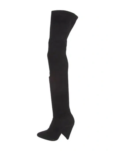 Pre-owned Isabel Marant Suede Sock Boots In Black