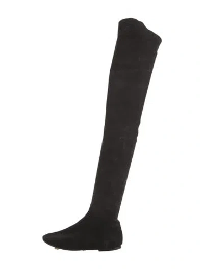 Pre-owned Isabel Marant Suede Sock Boots In Black