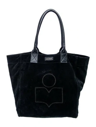 Pre-owned Isabel Marant Suede Tote In Black