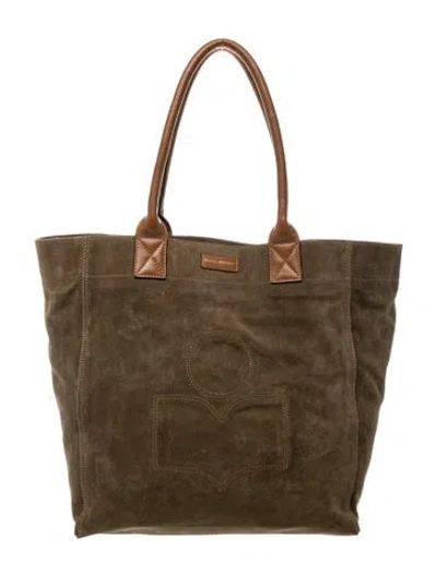 Pre-owned Isabel Marant Suede Tote In Neutral