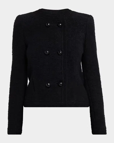 Isabel Marant Suely Boucle Double-breasted Jacket In Black