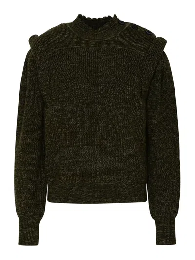 Isabel Marant Meerya Wool Sweater In Green