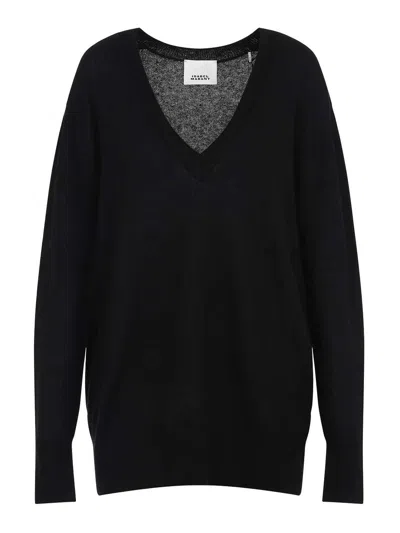 ISABEL MARANT SUÉTER CUELLO REDONDO - NEGRO