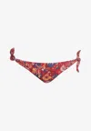 Isabel Marant Sukie Floral Print Bikini Bottoms In Red