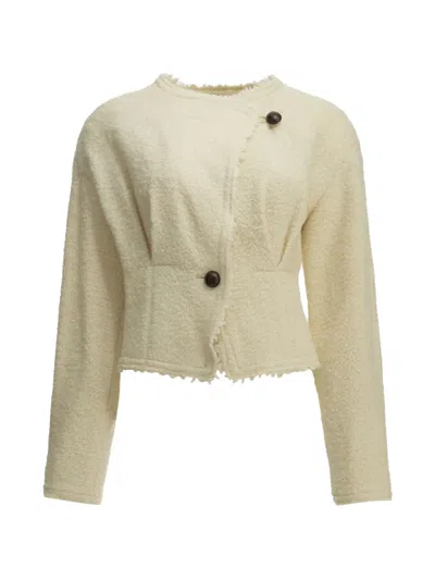 Isabel Marant Suna Long-sleeves Jacket In White