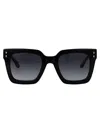 Isabel Marant Gradient Square Acetate Sunglasses In Black