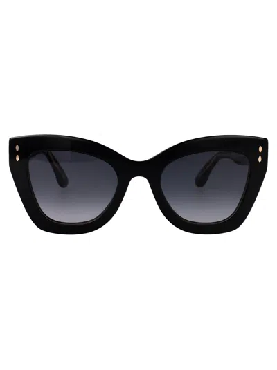 Isabel Marant Black Acetate Sunglasses
