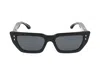 Isabel Marant Rectangular Sunglasses In Black