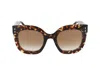 Isabel Marant Butterfly Frame Sunglasses In Brown