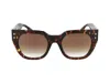 Isabel Marant Butterfly Frame Sunglasses In Brown
