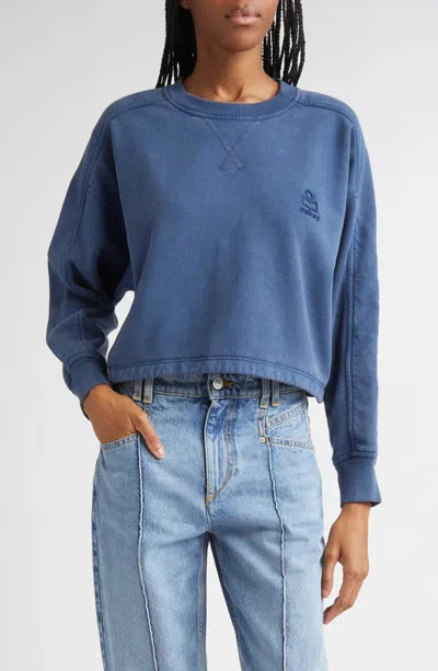 Isabel Marant Sunny Pullover Sweatshirt In Indigo In Blue