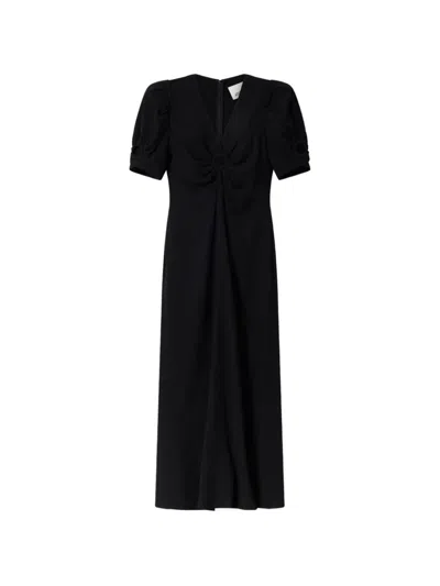 Isabel Marant Surelie Maxi Dress In Black