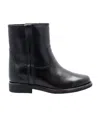 Isabel Marant Susee Leather Ankle Boots In Black