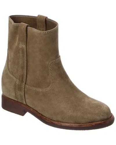 Isabel Marant Susee Suede Bootie In Brown