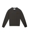 Isabel Marant Marant Relaxed-fit Black Sweatshirt With Subtle Logo In Black