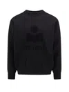 Isabel Marant Logo Intarsia Crewneck Sweater In Black