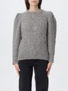 Isabel Marant Emma Wool Pullover In Gray