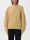 Isabel Marant Kallie Cable-knit Sweater In Honey