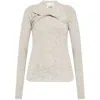 Isabel Marant Long-sleeved Sweater In Beige