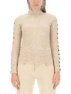 Isabel Marant Malo Sweater In Beige