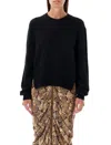 Isabel Marant 'v Neck' Dropped Shoulder Knitwear In Black