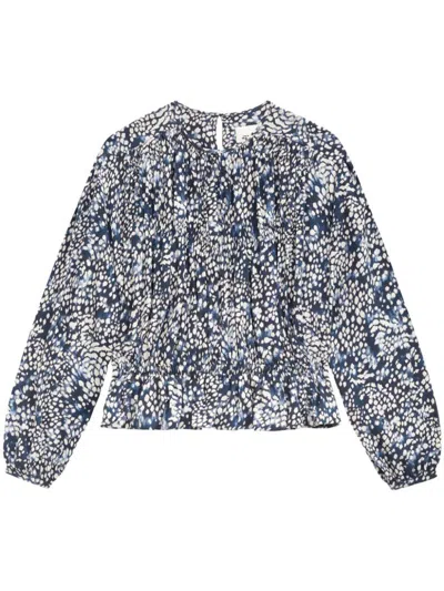 Isabel Marant Bluse Gelina In Midnight-white
