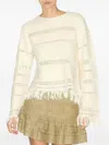 Isabel Marant Azilis Sweater In Neutral