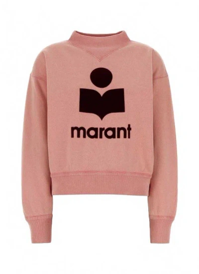 Isabel Marant Women Pink Mock Collar Sweatshirt
