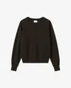 Isabel Marant Shad Logo Sweatshirt In Black