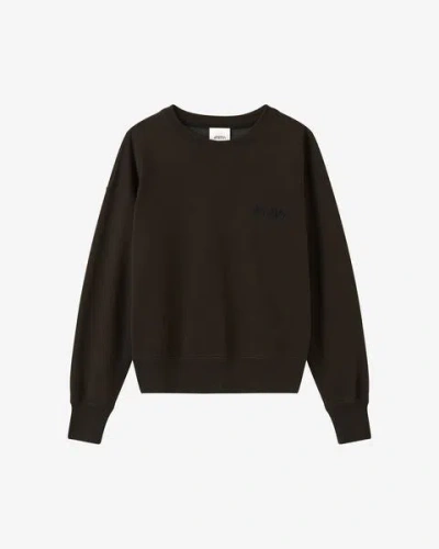 Isabel Marant Sweatshirt Shad Mit Logo In Schwarz Gewaschen