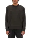 Isabel Marant Marant Relaxed-fit Black Sweatshirt With Subtle Logo In Black