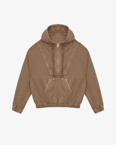 Isabel Marant Sweatshirt Yanis In Khaki