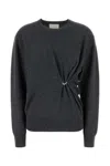 Isabel Marant Ilaria Wool And Cashmere Blend Sweater In Grey