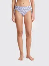 Isabel Marant Floral Printed Tie Fastened Bikini Briefs In Blue