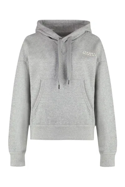 Isabel Marant Sylla Cotton Hoodie In Brown