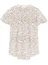 Isabel Marant Synda Blouse In Multi