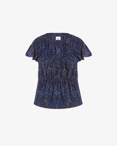 Isabel Marant Synda Top In Blue