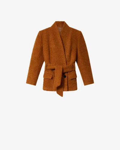 Isabel Marant Syndra Jacket In Caramel