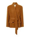 Isabel Marant Syndra Wool Jacket In Brown