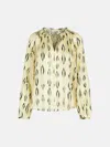Isabel Marant 'syra' Beige Silk Blouse In Beige
