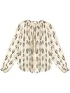 Isabel Marant Syra Blouse In Neutrals