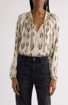 Isabel Marant Syra Blouse In Beige