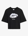 Isabel Marant T-shirt Ben In Black And Silver