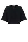 Isabel Marant Black Cotton Oversize Zaely T-shirt In Black
