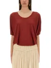 Isabel Marant Women's Emmanuela T-shirt In Brown