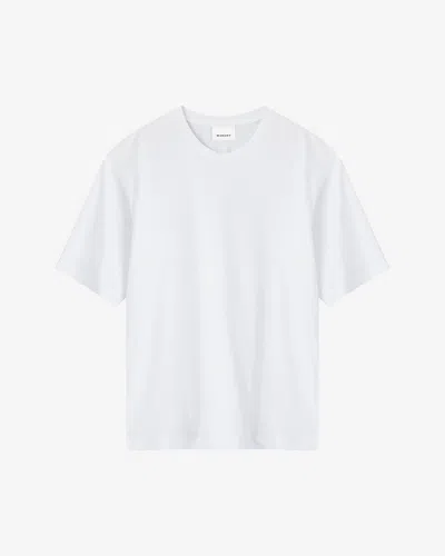 Isabel Marant T-shirt Guizy „marant“ Aus Baumwolle In White