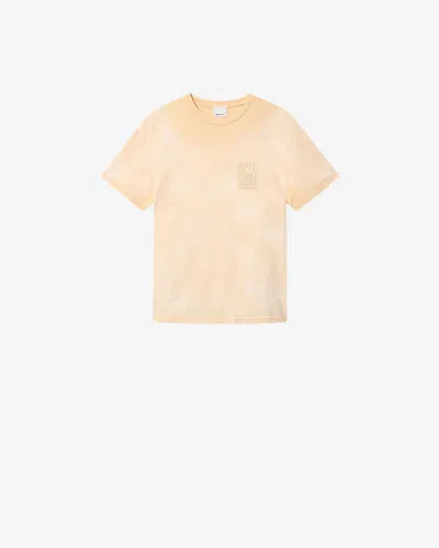 Isabel Marant Honore Logo-embroidered T-shirt In Neutral