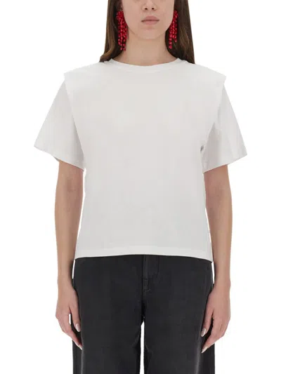 Isabel Marant T-shirt In Cotone In White