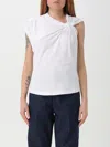 Isabel Marant Nayda Bow-detailed T-shirt In White