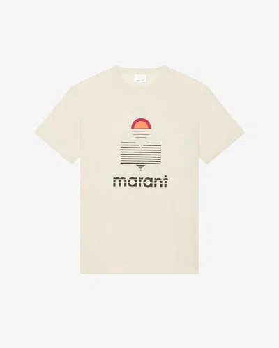 Isabel Marant T-shirt Karman Mit Logo In Neutral